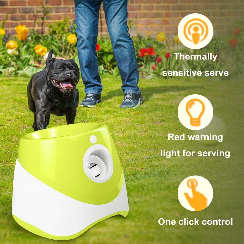 Automatic Dog Tennis Launcher for Fetch Games | Tenini Strive Pet