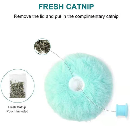 Cat Ball Plush Electric Catnip Toy for Cats | Tenini Strive Pet