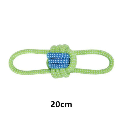 Dog Cotton Rope Chew Toy for Teething & Play | Tenini Strive Pet