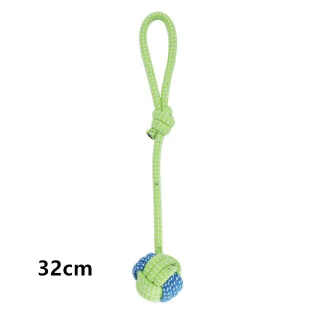 Dog Cotton Rope Chew Toy for Teething & Play | Tenini Strive Pet