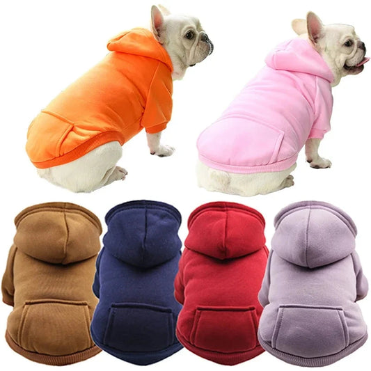 Dog Winter Hooded Sweatshirt