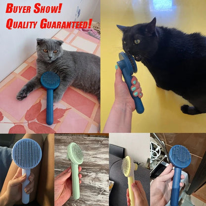 Cat Hair Remover Grooming Brush for Cats & Puppies | Tenini Strive Pet