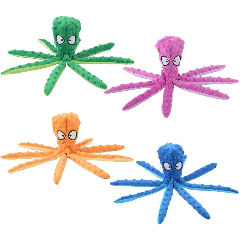 Dog Octopus Plush squeaky Toy