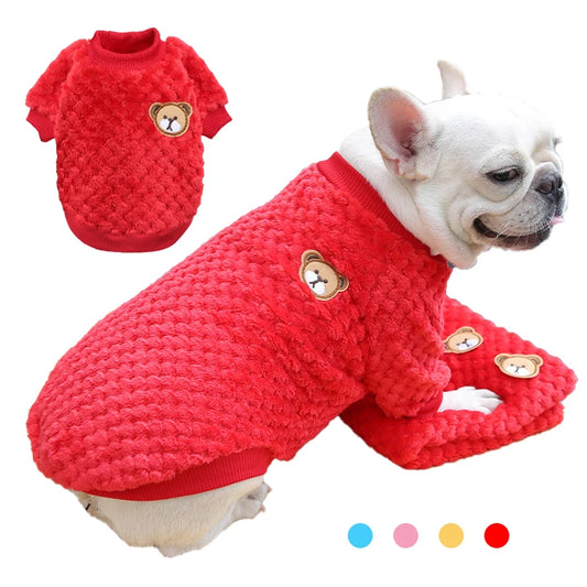 Winter Warm Fleece Dog Jacket