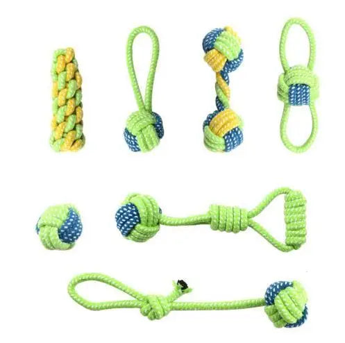 Dog Cotton Rope Chew Toy for Teething & Play | Tenini Strive Pet