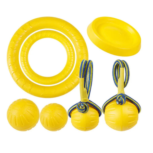 EVA Dog Floating Ball Ring Toy