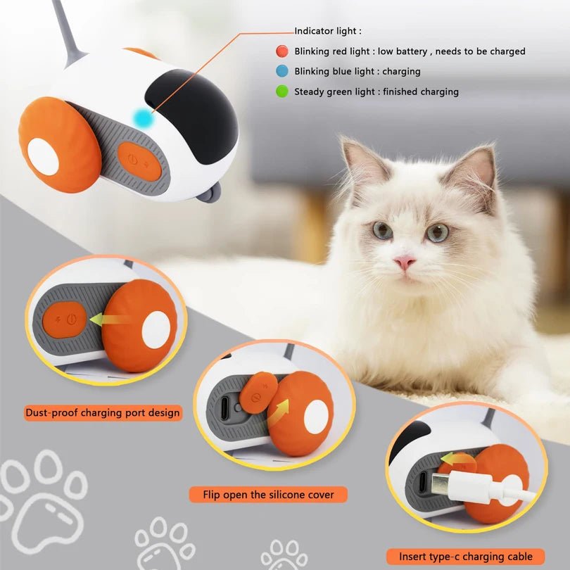 Cat Gravity Moving Car Toy for Pets | Tenini Strive Pet