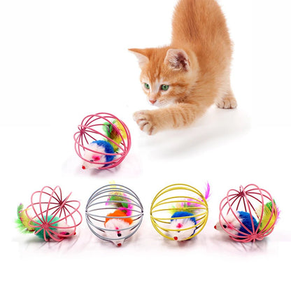 Cat Bell Mouse Cage Toy for Cats | Tenini Strive Pet