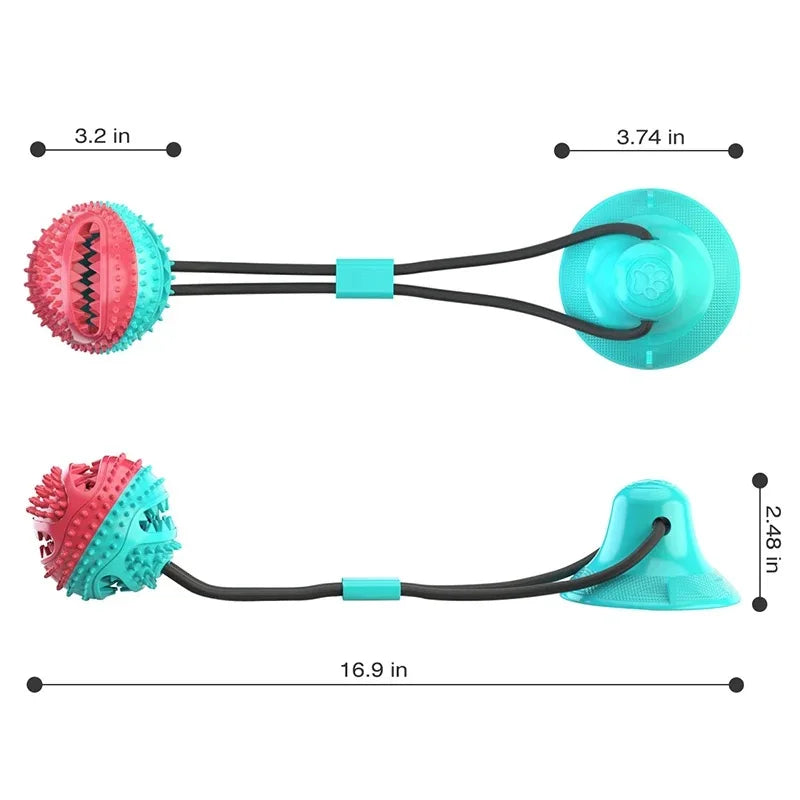 Dog Tug Ball Teething Toy