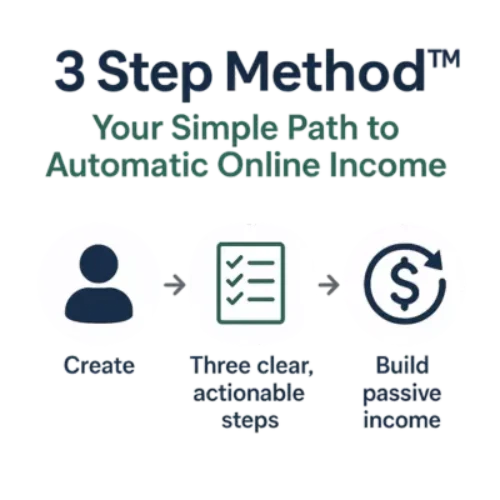 3 Step Method™ – Your Simple Path to Automatic Online Income