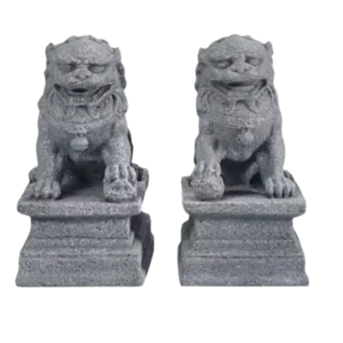 Biowaves Prosperity Stone Lions™ – Ancient Feng Shui Wealth Guardians for Modern Success