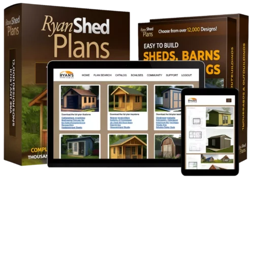 Ryan’s Ultimate Shed Plans Vault – 12,000+ Blueprints for DIY Perfection