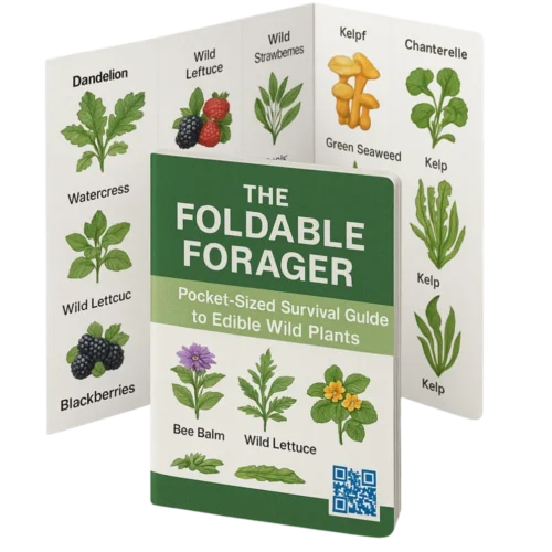 The Foldable Forager™ – Pocket-Sized Survival Guide to Edible Wild Plants